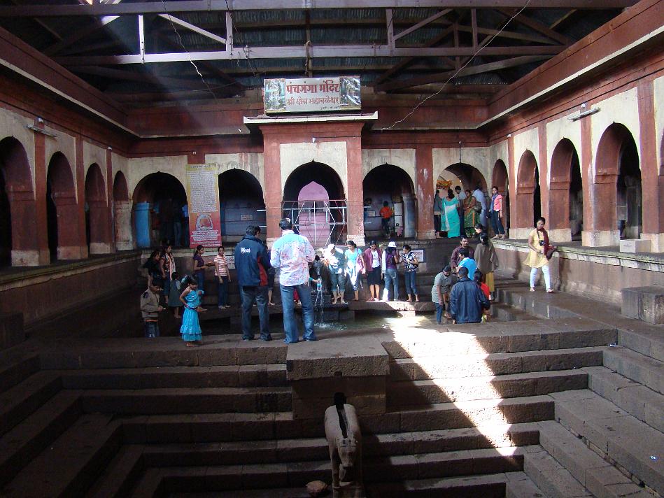 DSC02138.JPG - View of inside Panchaganga Temple